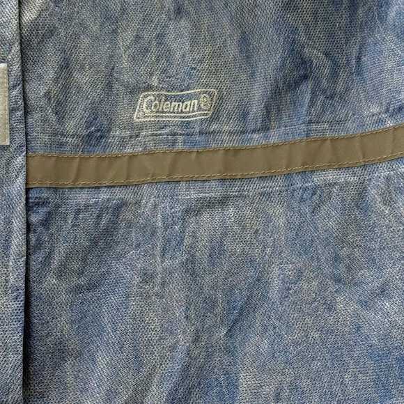 2 PCE RAIN SUIT, COLEMAN, LIGHT BLUE, UNISEX 3XL/4XL, WATERPROOF/ BREATHABLE, - Picture 11 of 16